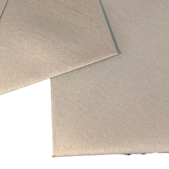 New 4 Packs of 25-Neenah Social A2 Envelopes in Metallic Champagne Wedding - Picture 4 of 5